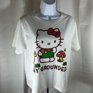 Hello kitty by Sanrio short sleeve crop top